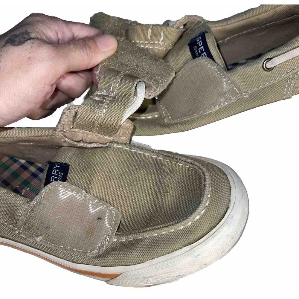 Youth Boys 12M Sperry Top Sider No Tie Boat Shoes
